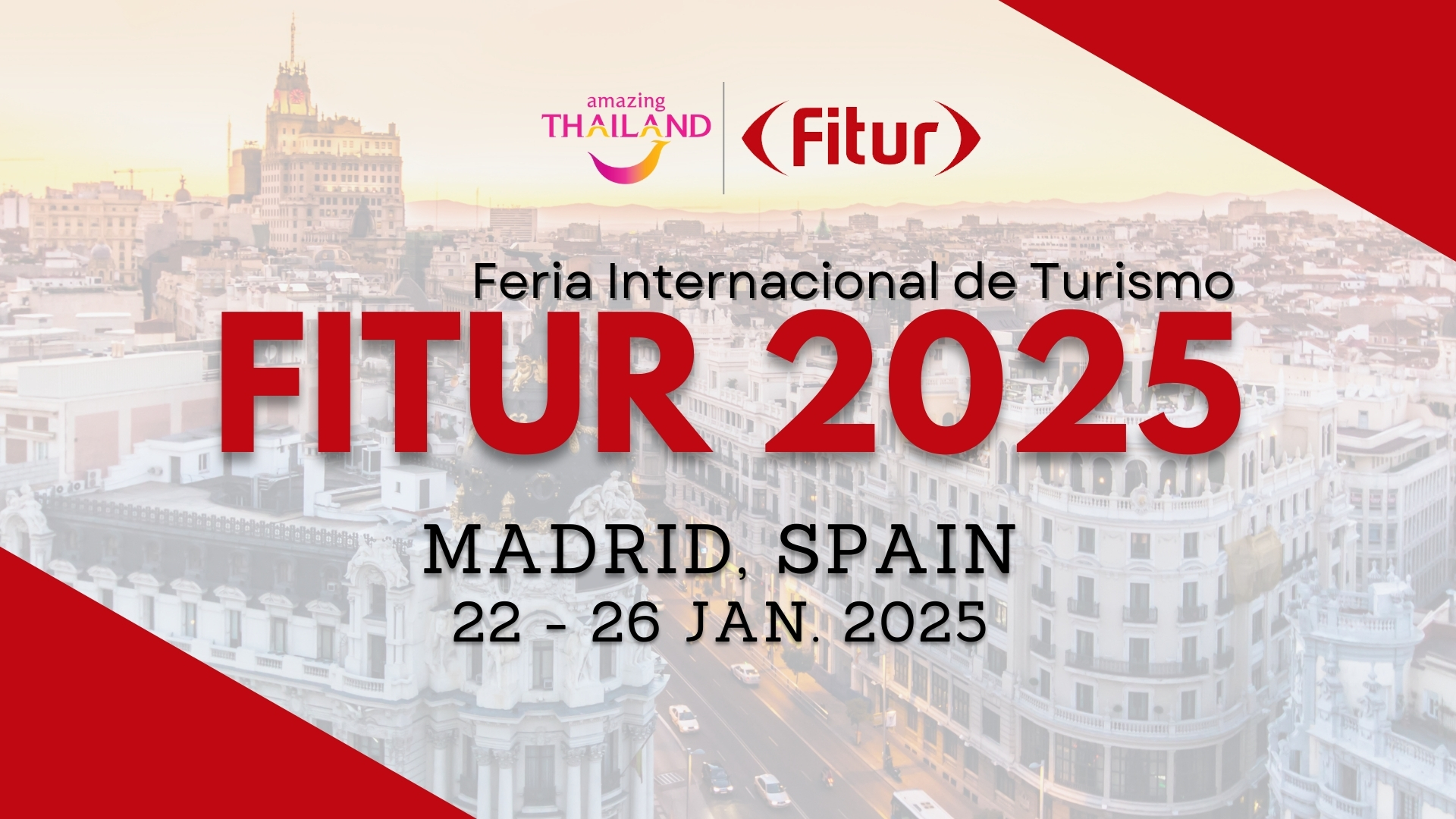 FITUR 2025 in Madrid, Spain with TAT Thaitravelmart